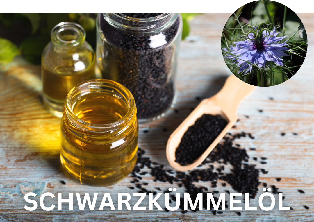 Schwarzkümmelöl im Hercules mit Schwarzkümmelöl von der Allgäuer Wanderimkerei