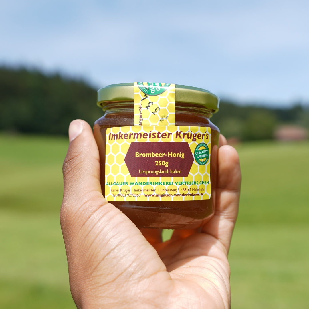 Brombeerhonig 250g von der Allgäuer Wanderimkerei