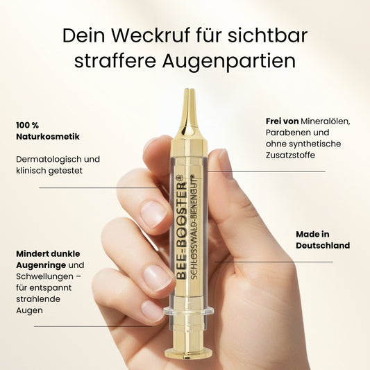 BEE-BOOSTER® 3-fach Augen-Lifting 10ml für sichtbar strahlende Augen von der Allgäuer Wanderimkerei