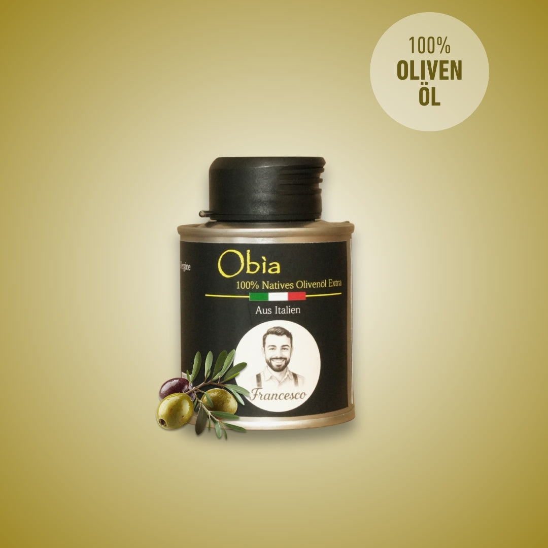 100 % Natives Olivenöl Extra Vergine 100ml, Sardinien, Italien – Erste Güteklasse – Perfekt für Salate, Verfeinern von Gerichten oder frischem Brot von der Allgäuer Wanderimkerei