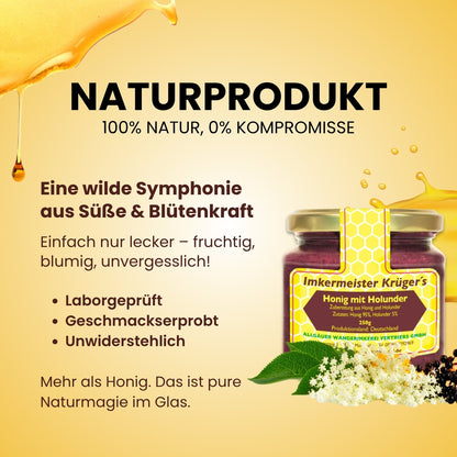 Honig mit Holunder 250g aus Deutschland