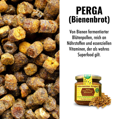 APOLLO Honig mit Perga (Bienenbrot) 250g