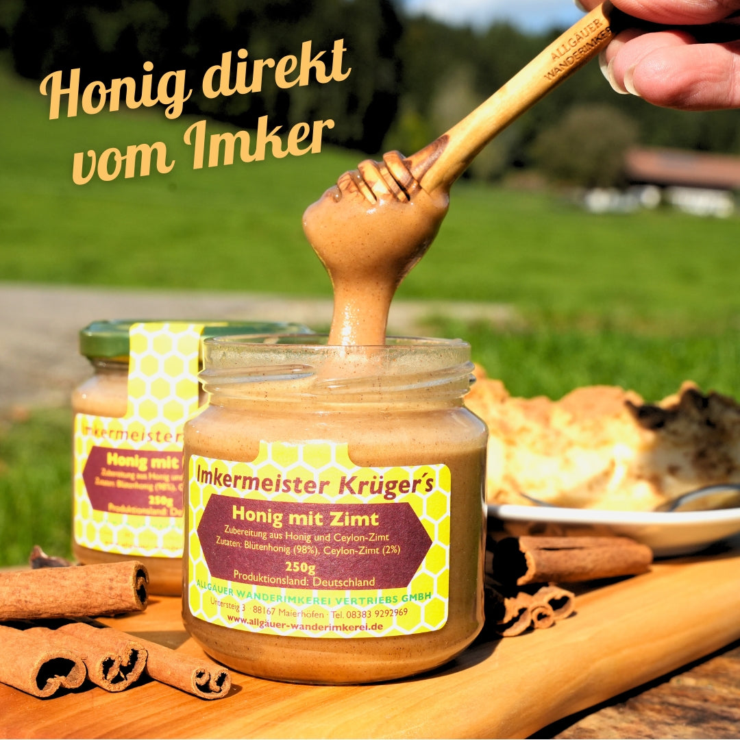 Honig mit Zimt - natürlicher Honig mit Zusatzstoffen | Imkerei der Honig mit Zimt - natürlicher Honig mit Zusatzstoffen | Imkerei der