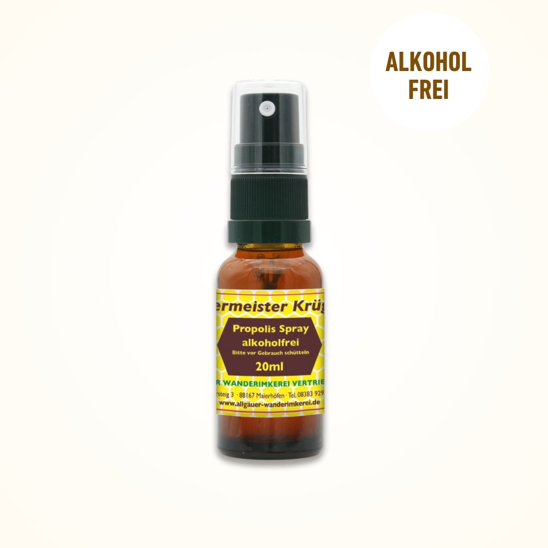 Propolis Spray alkoholfrei 20ml von der Allgäuer Wanderimkerei