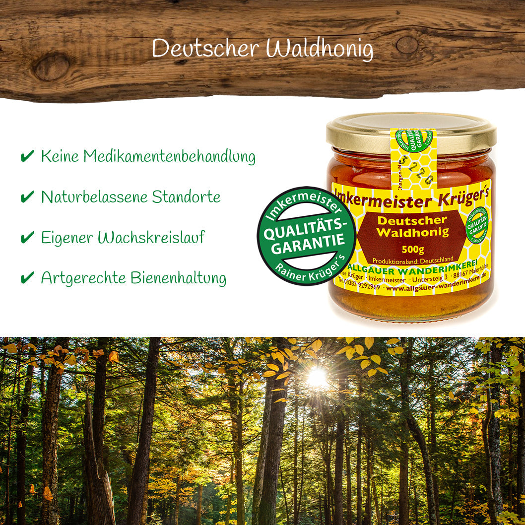 Deutscher Waldhonig 500g