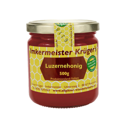 leckerer Luzernehonig (500g) von der Allgäuer Wanderimkerei