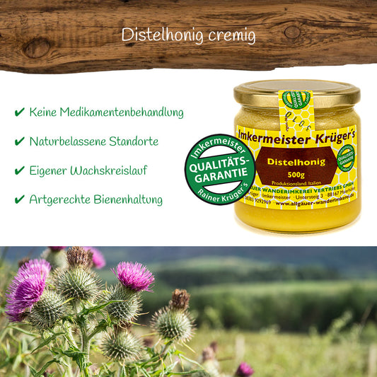 Distelhonig cremig 500g