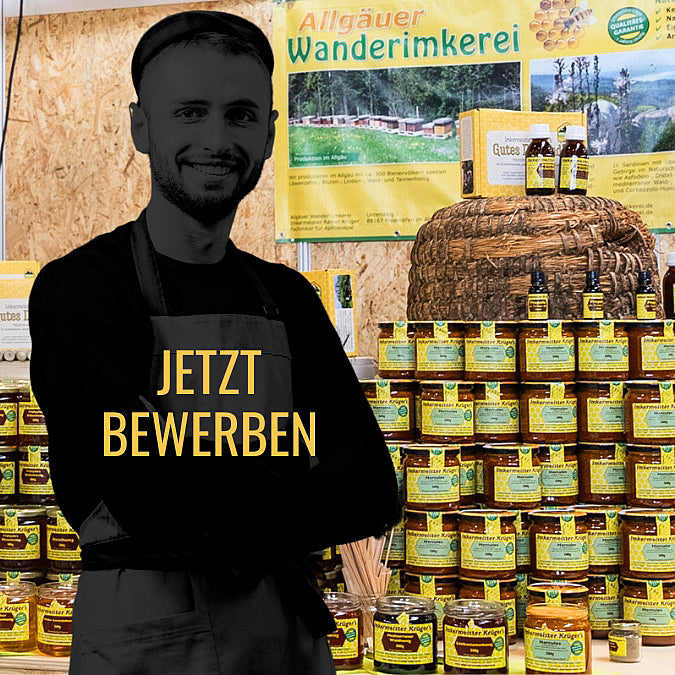 Jetzt bewerben bei der Allgäuer Wanderimkerei