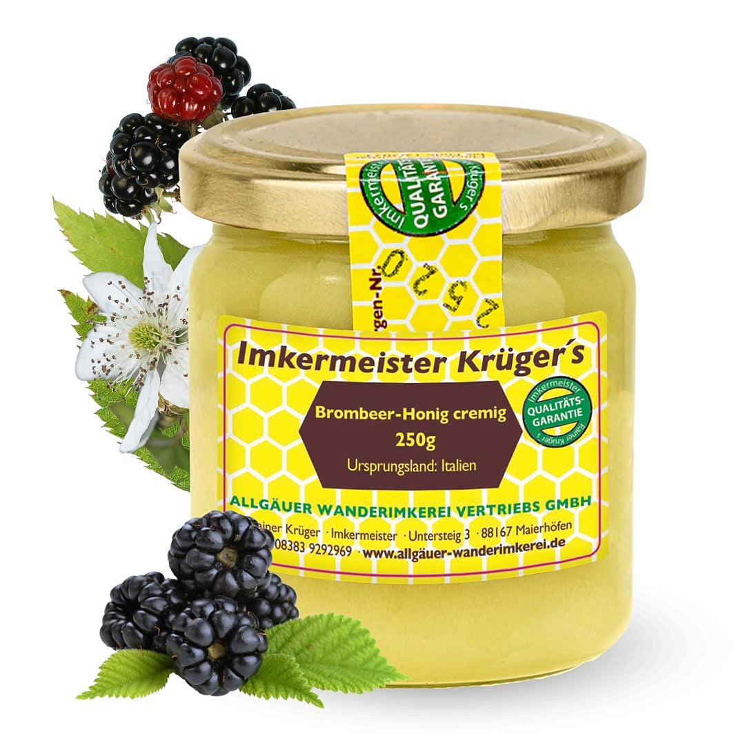 Brombeerhonig 250g aus Sardinien/ Italien von der Allgäuer Wanderimkerei