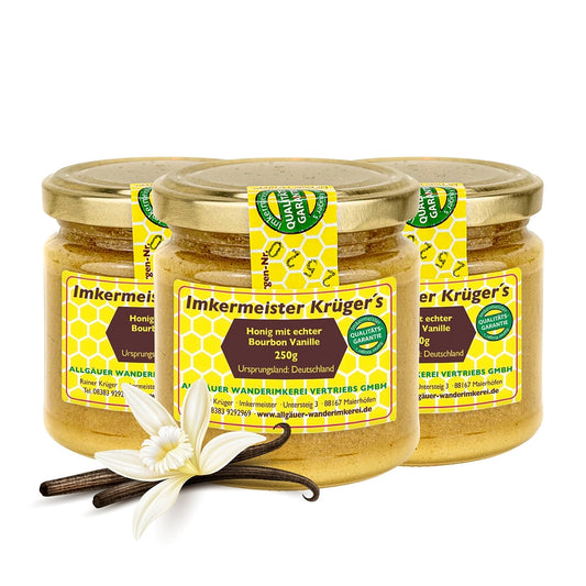 Honig mit echter Bourbon-Vanille 250g