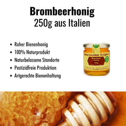 Brombeerhonig 250g von der Allgäuer Wanderimkerei