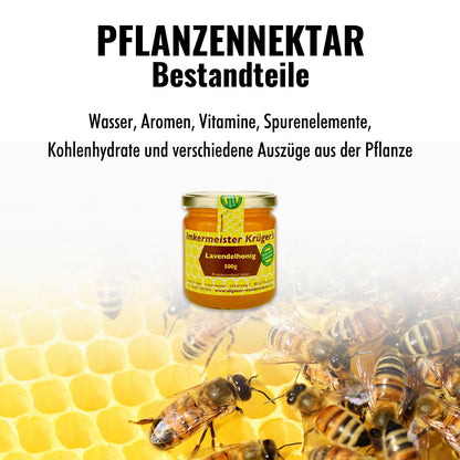 Lavendelhonig (500g) aus Italien von der Allgäuer Wanderimkerei