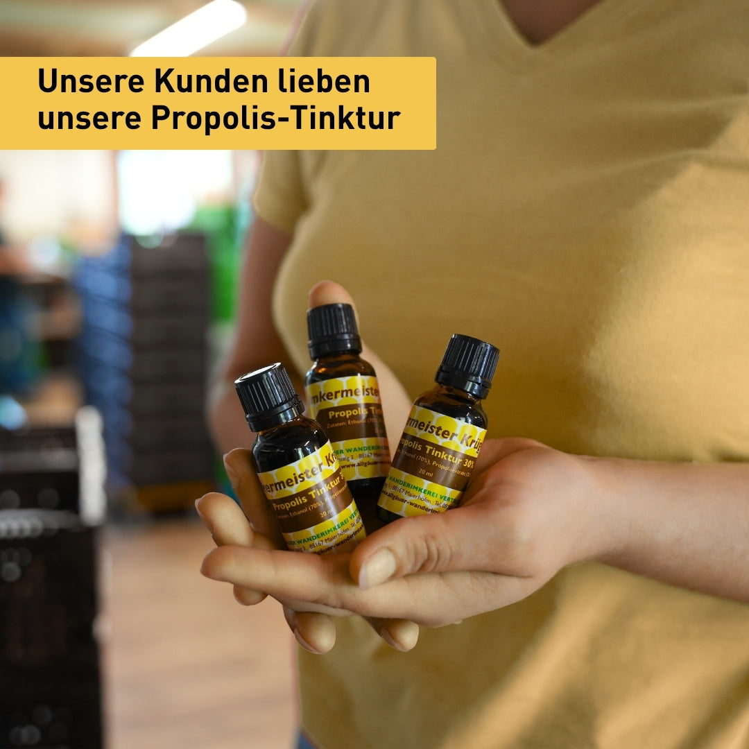 Propolis Tinktur 30% von der Allgäuer Wanderimkerei