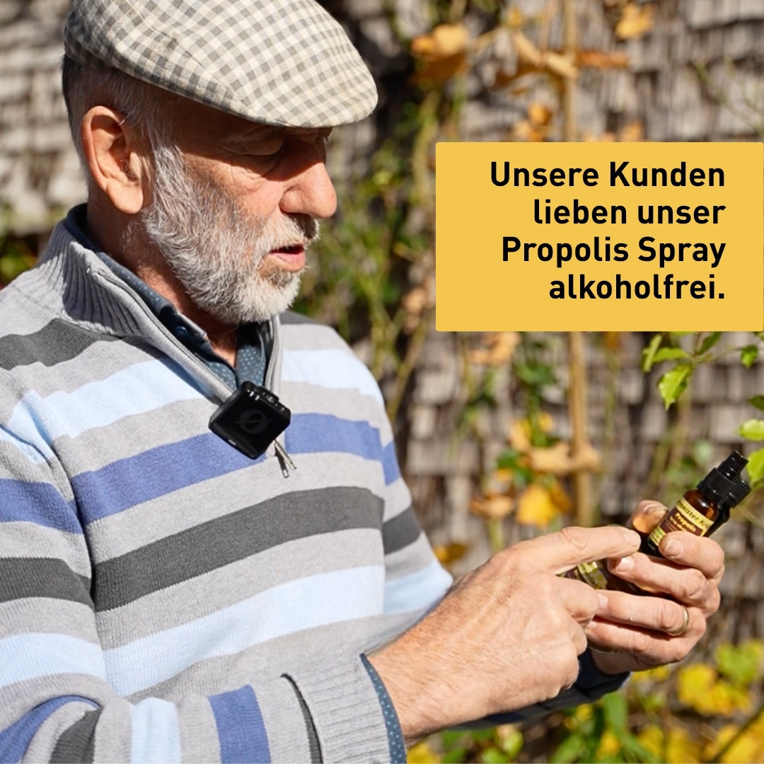 Propolis Spray alkoholfrei 20ml von der Allgäuer Wanderimkerei