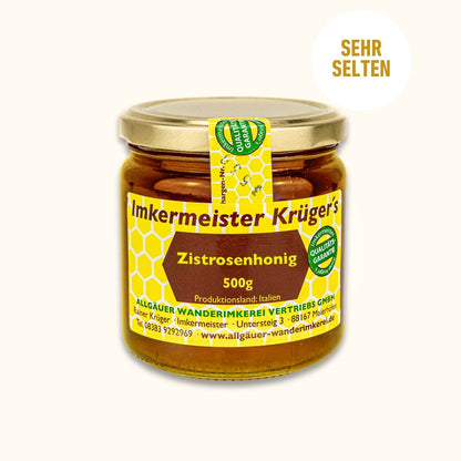 Seltener Zistrosenhonig 500g aus Italien von der Allgäuer Wanderimkerei