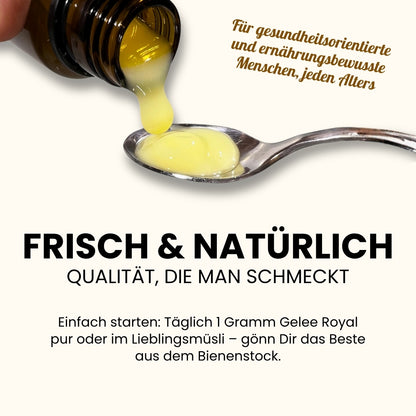 Frisches und natürliches Gelee Royal 25g von der Allgäuer Wanderimkerei