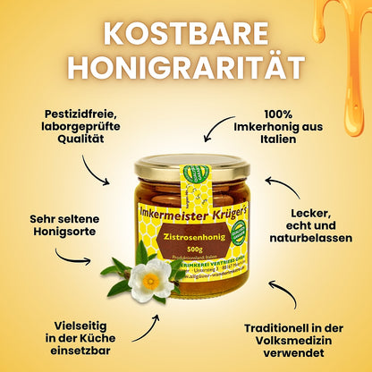 Seltener Zistrosenhonig 500g aus Italien von der Allgäuer Wanderimkerei