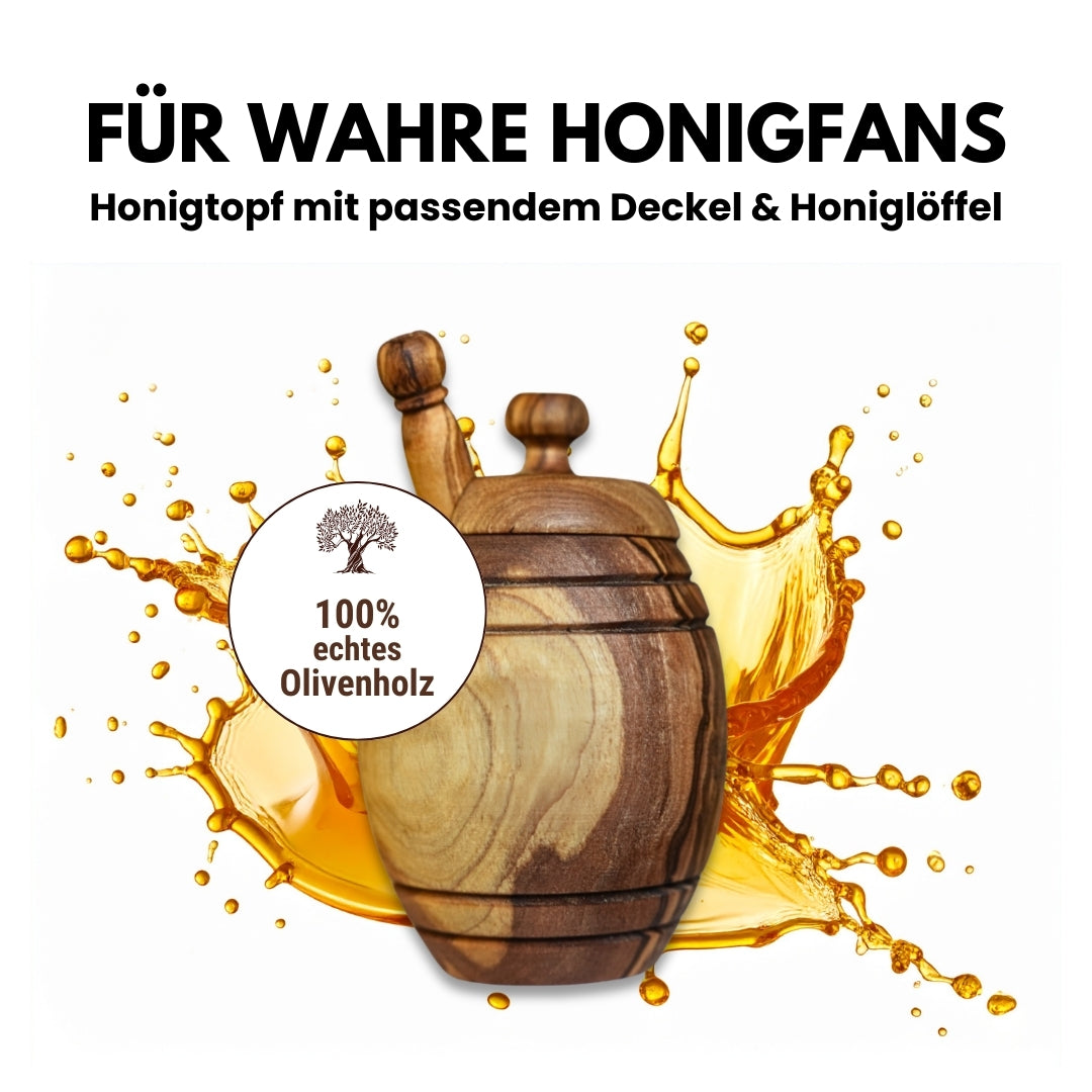 honiglöffel aufbewahren Geschenk-Idee: Honigtopf mit Honiglöffel – Allgäuer Wanderimkerei