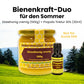 Bienenkraft-Duo für den Sommer mit Distelhonig cremig (500g) und Propolis Tinktur 30% (20ml)