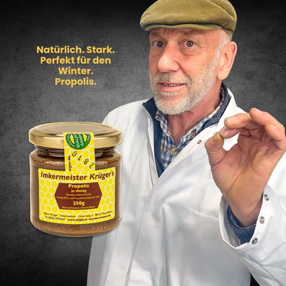 Propolis im Honig 250g aus Deutschland von der Allgäuer Wanderimkerei