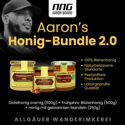 Aarns Honig-Bundle 2.0 von der Allgäuer Wanderimkerei