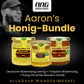 Aarons Honig-Bundle von der Allgäuer Wanderimkerei, Blütenhonig cremig und Honig mit echter Bourbon-Vanille und Frühjahrs-Blütenhonig, Empfehlung Aaron Boadu, NNG