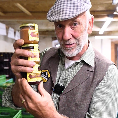 Das süße 3er Honig-Set mit Honig mit Holunder (250g), Honig mit echter Bourbon-Vanille (250g) und Honig mit Zimt (250g)