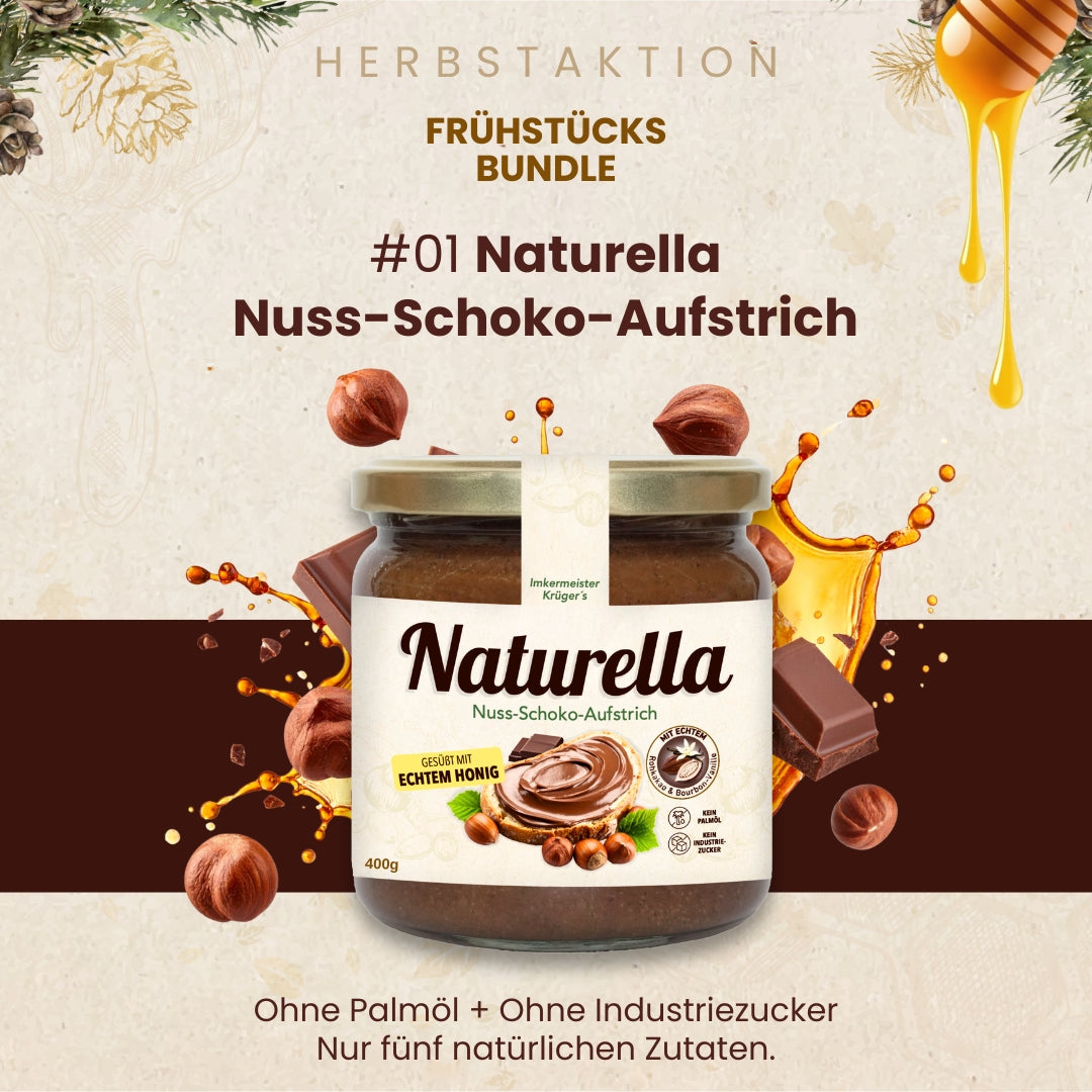 Das große Frühstücks-Bundle mit Honig und Naturella von der Allgäuer Wanderimkerei