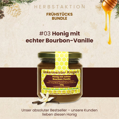 Das große Frühstücks-Bundle mit Honig und Naturella von der Allgäuer Wanderimkerei