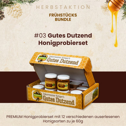 Das große Frühstücks-Bundle mit Honig und Naturella von der Allgäuer Wanderimkerei