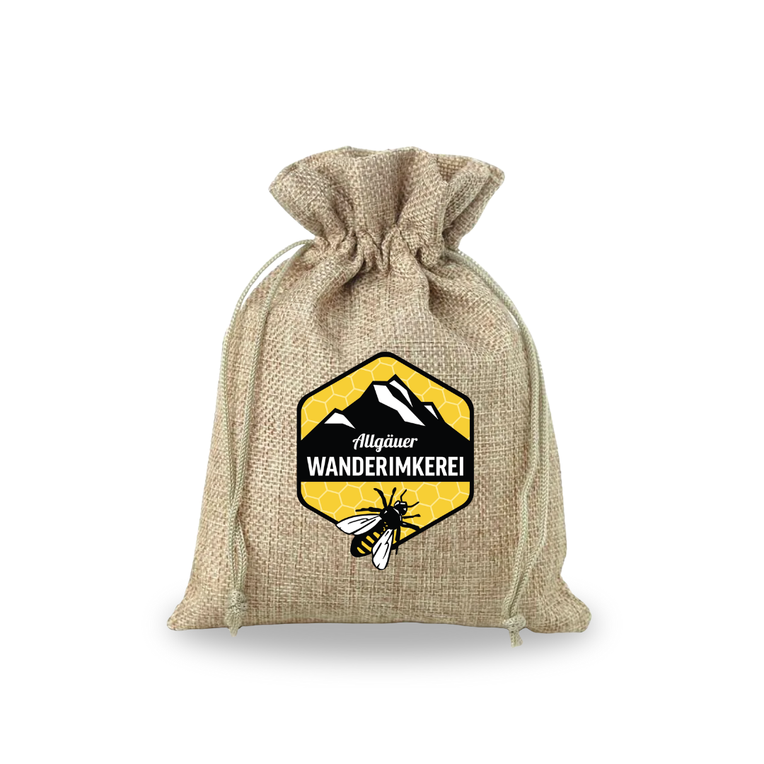 Geschenksäckchen mit „Allgäuer Wanderimkerei“