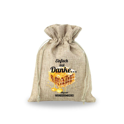 Geschenksäckchen mit „Einfach mal Danke“