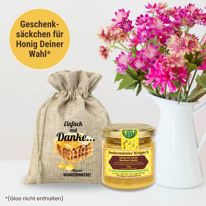 Geschenksäckchen mit „Einfach mal Danke“