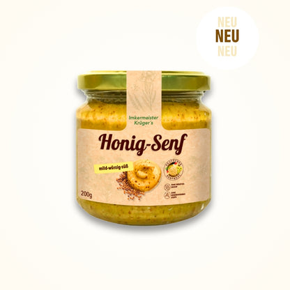 Leckerer Honig-Senf 200g von der Allgäuer Imkerei, Ohne Industriezucker und Konservierungsstoffe