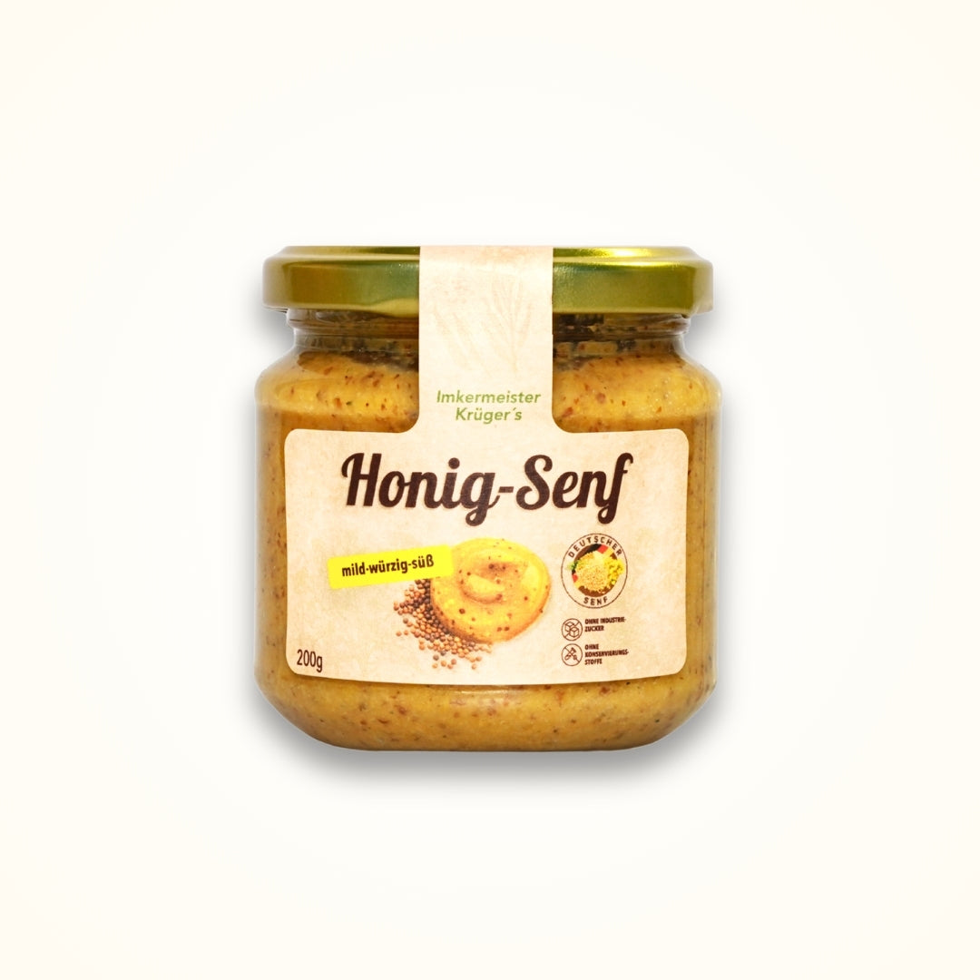 Leckerer Honig-Senf 200g von der Allgäuer Imkerei, Ohne Industriezucker und Konservierungsstoffe