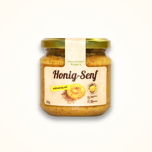 Leckerer Honig-Senf 200g von der Allgäuer Imkerei, Ohne Industriezucker und Konservierungsstoffe