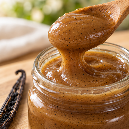 2 x Honig mit echter Bourbon-Vanille 250g zum reduzierten Preis von 12€ statt 16 €, nur für kurze Zeit, von der Allgäuer Wanderimkerei, Nahaufnahme