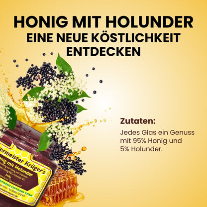 Honig mit Holunder 250g aus Deutschland