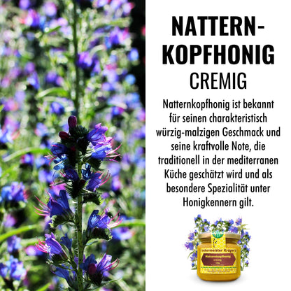 Seltener Natternkopfhonig cremig 250g von der Allgäuer Wanderimkerei