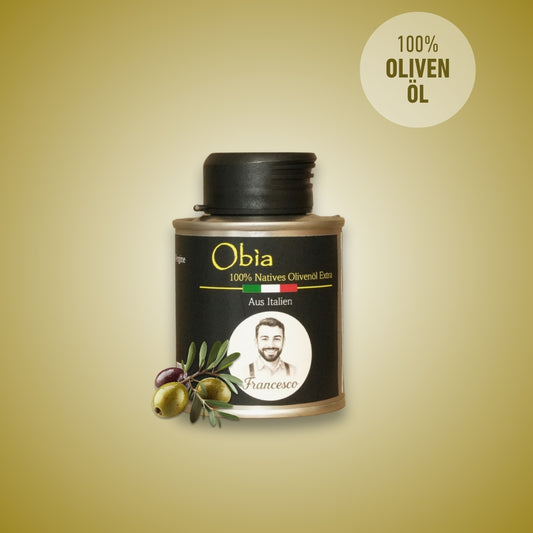 100 % Natives Olivenöl Extra Vergine 100ml, Sardinien, Italien –  Erste Güteklasse – Perfekt für Salate, Verfeinern von Gerichten oder frischem Brot von der Allgäuer Wanderimkerei