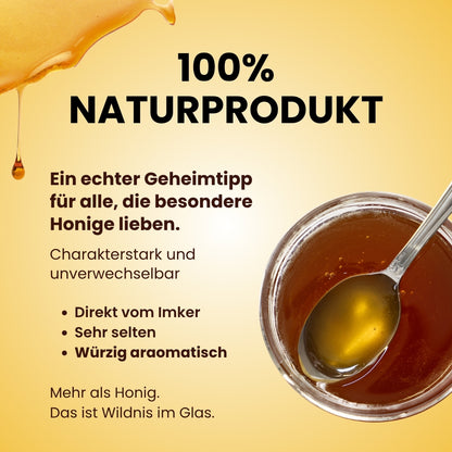 Echter Honigtipp: Seltener Baumheide-Honig 500g aus Italien, aus naturbelassenen Standorten, Laborgeprüft und direkt vom Imker, Allgäuer Wanderimkerei
