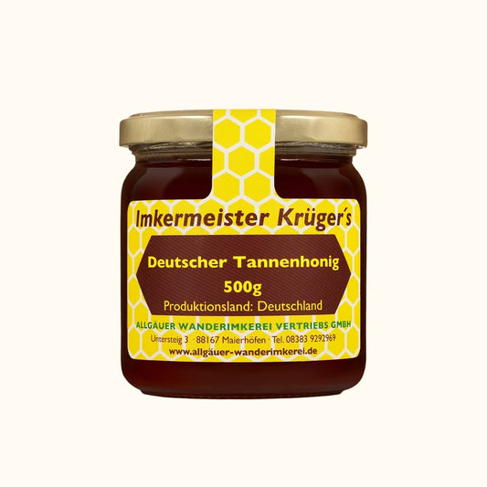 Seltener Deutscher Tannenhonig 500g von der Allgäuer Wanderimkerei