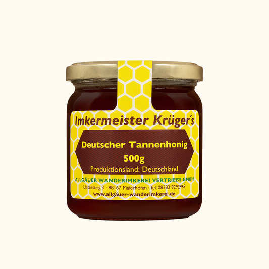 Seltener Deutscher Tannenhonig 500g von der Allgäuer Wanderimkerei