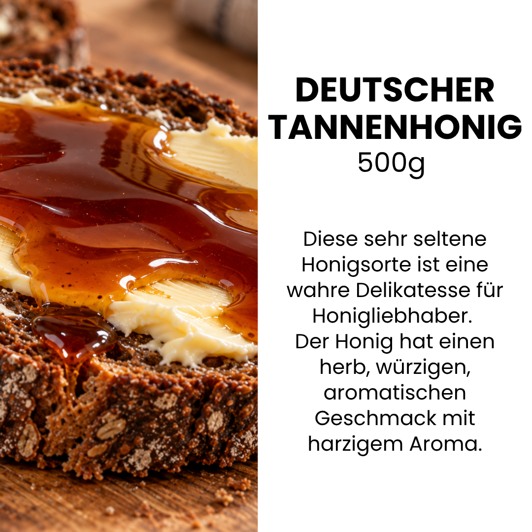 Seltener Deutscher Tannenhonig 500g von der Allgäuer Wanderimkerei