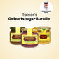 Rainer's Geburtstags-Bundle mit Honig mit Holunder (250g), Honig mit echter Bourbon-Vanille (250g) und Honig mit Zimt (250g)