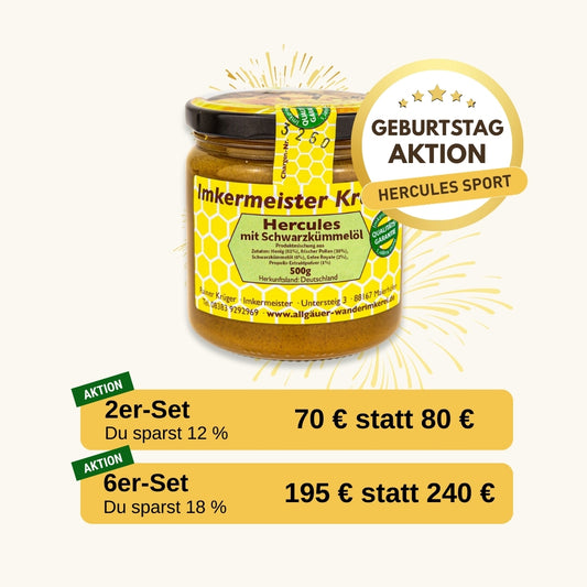 HERCULES mit Schwarzkümmelöl 500g