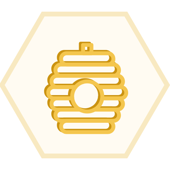 Icon Bienenstock für Allgäuer Wanderimkerei