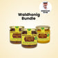 Seltenes Waldhonig-Bundle mit Wald-Kastanienhonig (500g), Mediterraner Waldhonig (500g), Deutscher Waldhonig cremig (500g)
